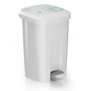 Контейнер для мусора TTS MOJI с педалью, 50 л, комплект этикеток для раздельного сбора мусора Артикул: 00005770