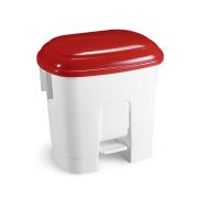Ведро для мусора с педалью TTS DERBY, 30 л., с крышкой (красный) Артикул: 00005711