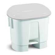 Ведро для мусора с педалью TTS DERBY, 30 л., с крышкой (белый) Артикул: 00005710