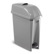 Ведро для мусора TTS ELLE серый, 17 л Артикул: 00005481