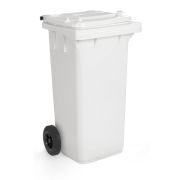Контейнер для мусора TTS белый, 120 л, с педалью Артикул: 00005053