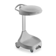 Держатель мешка TTS Smile E25 с серой крышкой, педалью и 4-мя колесами Артикул: 0E004625