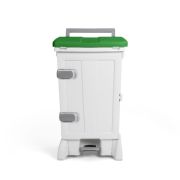 Контейнер для мусора TTS OPEN-UP зеленый, 90 л Артикул: 00005704