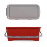 Ведро с герметичной крышкой TTS Hermetic 10 л., красное Артикул: 0R003225