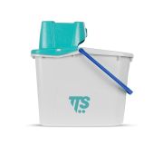 Ведро TTS UNI JUNIOR с зелёным отжимом и синей ручкой, 14 Л Артикул: 00005070B