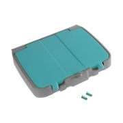 Крышка TTS с интегрированным контейнером для держателя 120 л мешка, желтая/зеленая Артикул: S070320