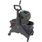 Уборочная тележка TTS Nickita Dry, роликовый отжим, боковая ручка, двухведерная Артикул: 00066162EE