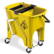 Ведро с отжимом на колесах TTS Squizzy Roll, 15 л., жёлтое Артикул: 0G006415