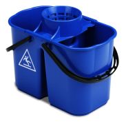 Ведро двойное для уборки TTS FOX, 8+6 л., синее, с отжимом Артикул: 00005251