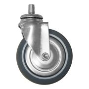 Колесо TTS хромированное, 80 мм с опорным диском Артикул: 00003480