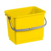 Ведро для мытья полов TTS 4 л., желтое, без отжима Артикул: 00003360
