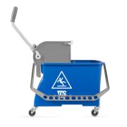 Ведро TTS Double Bucket O-Key, 20 л., синее, с отжимом, на колесах Артикул: 00036394