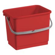 Ведро для мытья полов TTS 4 л., красное, без отжима Артикул: 00003361