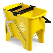 Ведро двойное TTS Squizzy, 15 л., желтое, с педалью для отжима Артикул: 0G006410