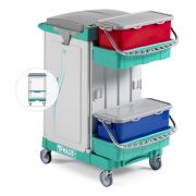 Уборочная тележка TTS Magic System 620 V, 2 контейнера 20 Л, крышка для держателя мешка 150 Л Артикул: MS620V0C0000
