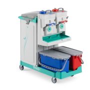 Тележка TTS Magic System 850P, 2 герметичных контейнера 20 Л, держатель мешка 150 Л (стандартная) Артикул: DS850P0C0000