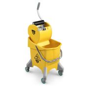 Ведро с отжимом TTS Pile Dry, 30 л., желтое, на колесах Артикул: 0G066470