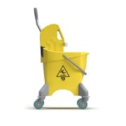 Ведро TTS Pile Tec, 30 л., желтое, с отжимом, на колесах Артикул: 0G006470