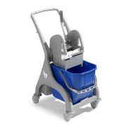 Уборочная тележка TTS Nick 25 с U-образной пластиковой ручкой и отжимом Тес, колеса d 80 мм., 1-ведерная Артикул: 00006247