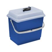 Ведро TTS 4 л., синее, с крышкой, для одноразовых салфеток, 10 шт. Артикул: 00003382K10