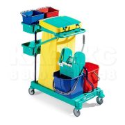 Уборочная тележка TTS синяя GREEN 160 Артикул: 0B003160