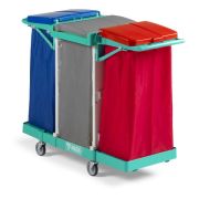 Тележка для горничной TTS MAGIC LINE 50B с держателями для 3-х мешков Артикул: ML050B0A0000