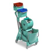 Уборочная тележка TTS Nick Plus 80, 28 л., диаметр колес 80 мм. Артикул: 0P066519