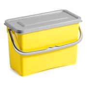 Ведро с герметичной крышкой TTS Hermetic, 8 л., желтое Артикул: 0G003255