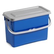 Ведро герметичное с крышкой TTS Hermetic, 8 л., синее Артикул: 0B003255