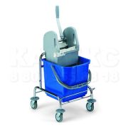 Уборочная тележка TTS Sam 25, с отжимом Tec, колеса d 80 мм., одноведерная Артикул: 00006092D