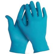 Нитриловые перчатки Kimberly-Clark KleenGuard® G10 Blue Nitrile - 24см, единый дизайн для обеих рук / Синий / Артикул: 57373