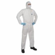 Комбинезон Kimberly-Clark KleenGuard® A45 Воздухопроницаемый для защиты от брызг жидкостей и твердых частиц - С капюшоном / Белый Артикул: 99680