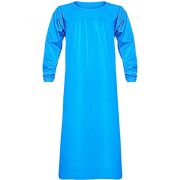 Фартук Reiko с рукавами aproLin® eco+, длина 115 см, синий Артикул: 22204