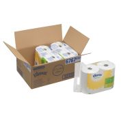 Стартовый набор Kimberly-Clark Бумажные полотенца в рулонах Kleenex®SlimRoll белые однослойные (2 рулона х 100 метров) Артикул: 6767.1