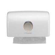 Диспенсер Kimberly-Clark AQUARIUS* для сложенных бумажных полотенец - MultiFold / Белый /Маленький Артикул: 6956