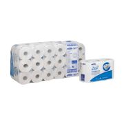 Туалетная бумага Kimberly-Clark в стандартных рулонах Scott Essential 600 двухслойная (36 рулонов х 72 метров) Артикул: 8517