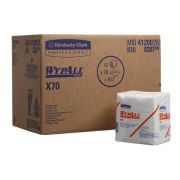 Cалфетки WYPALL Wypall X70 - Сложенные в 1/4 / Белый Артикул: 8387