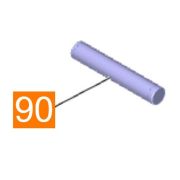 ОСЬ ТРАНСПОРТНОГО РОЛИКА Артикул: 9.763-006.0