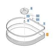 КОЖУХ БРЫЗГОЗАЩИТНЫЙ BD 530 XL Артикул: 5.394-509.0
