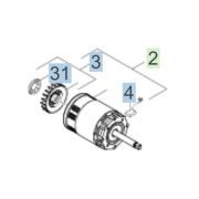 ДВИГАТЕЛЬ ПОСТОЯННОГО ТОКА B 40/60 Артикул: 4.035-428.0