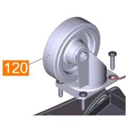 КОЛЕСО ПОВОРОТНОЕ B 60 W Артикул: 6.435-809.0