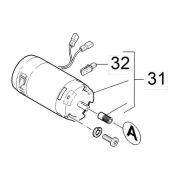 Мотор привода щетки B 200 R, B 150 R, B 90 R Артикул: 4.623-017.0