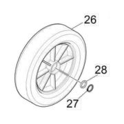 Колесо B 90 R Артикул: 6.435-350.3