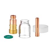 Набор с прозрачным соплом для газовой линзы Ø10.0, IGS0722—SVA02