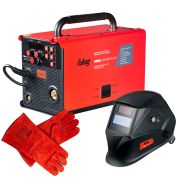 Полуавтомат сварочный FUBAG IRMIG 208 SYN PLUS (31447) + маска сварщика Хамелеон IR 9-13N S (38072) + сварочные краги на подкладке красные FWGN 10R (641180)