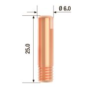 FUBAG Контактный наконечник M6х25 мм ECU D=0.6 мм (10 шт.)