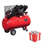 Ременной двухступенчатый компрессор FUBAG DCF-1300/270 CT11 + Катушка с резиновым шлангом с разъемами рапид в ПОДАРОК!