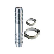 FUBAG Переходник 6мм елочка на елочку с 2- мя обжимными кольцами 9Х11мм