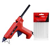 FUBAG Термоклеевой пистолет PRG 100 + Клеевые стержни прозрачные PRGT 100 мм 11.2 мм 12 шт.