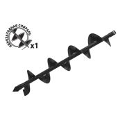 Шнек для бурения грунта однозаходный